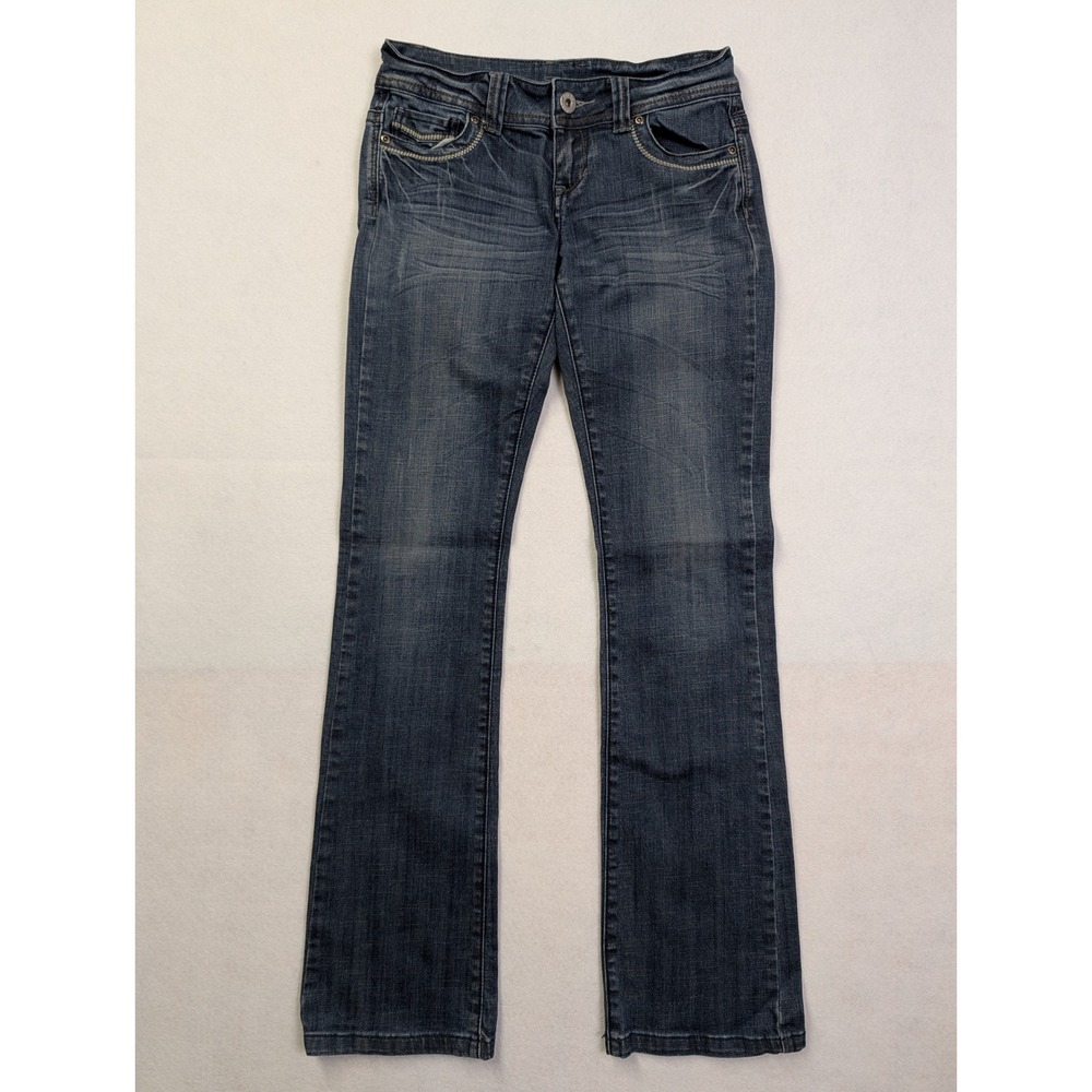 Stetson Womens‎ Jeans Hollywood Bootcut Size 4 Long 818 Blue